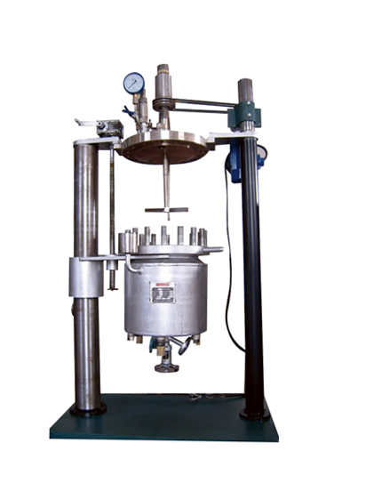 CJKX釜體升降型反應(yīng)釜（鎳材、油浴循環(huán)加熱）